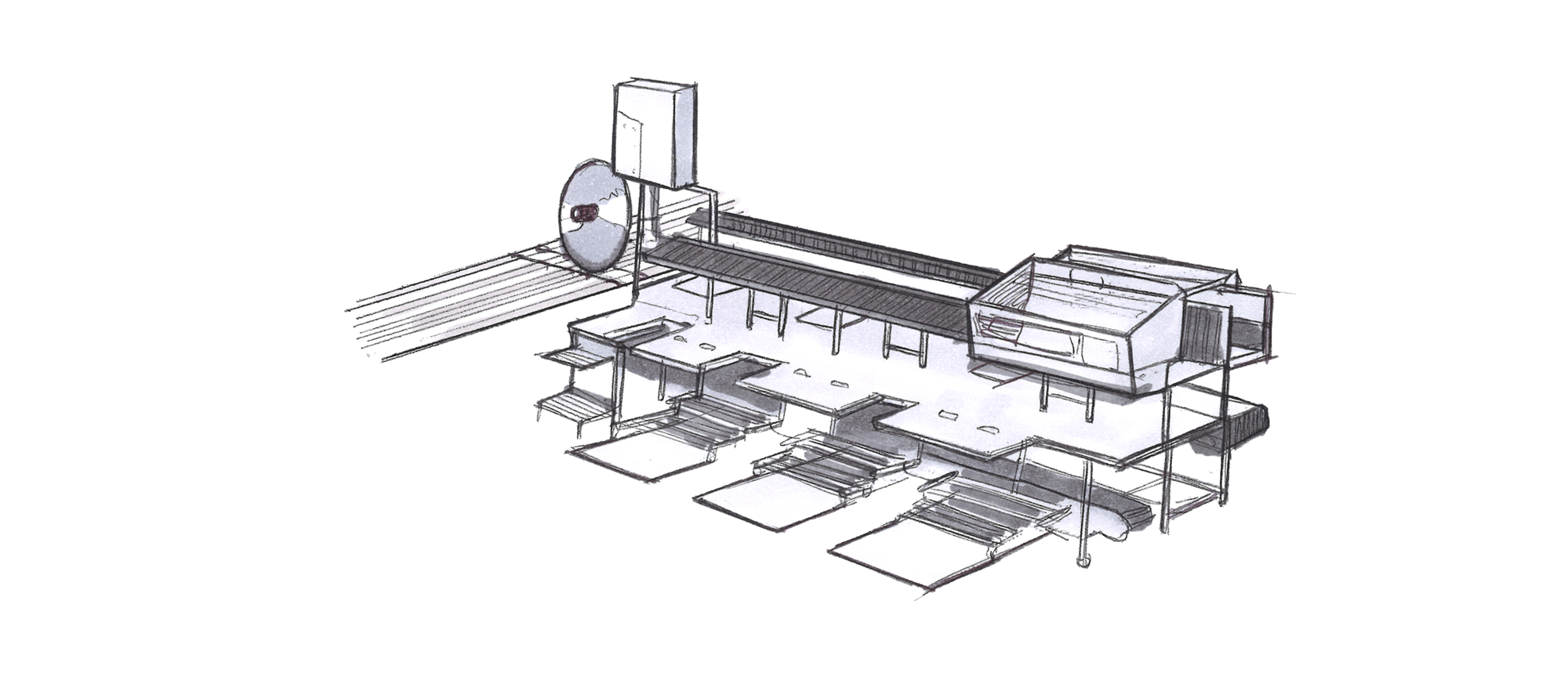 Ergonomisch, optimaler Materialfluss, beste Reinigungsfähigkeit | © Güdel Group AG